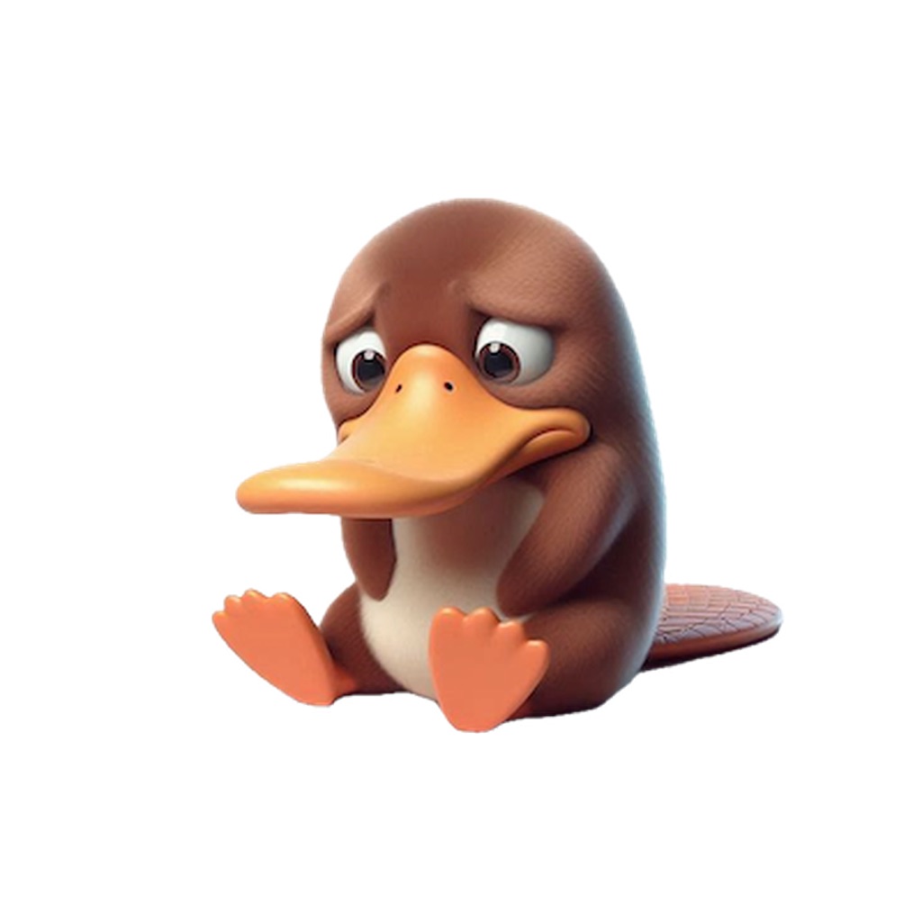 Sad Platypus Stickers app icon