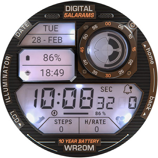 ILLUMINATOR Digital Watch face Google Play icon captured 2026-08-11