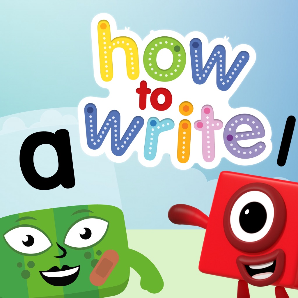 Alphablocks, How to Write app icon