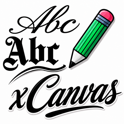 xCanvas: Tattoo Lettering Google Play icon captured 2026-08-14