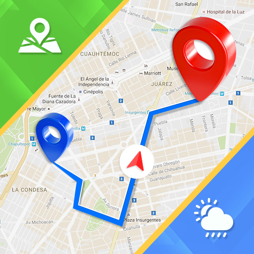 Maps, Navigation & Directions Google Play icon