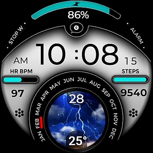 Weather Digital Watch Face A8 Google Play icon captured 2026-08-14