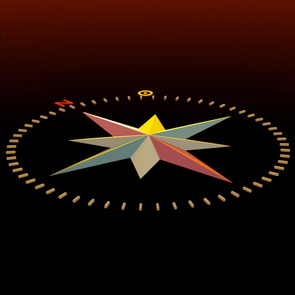 Ecliptic Compass app icon captured 2026-08-14