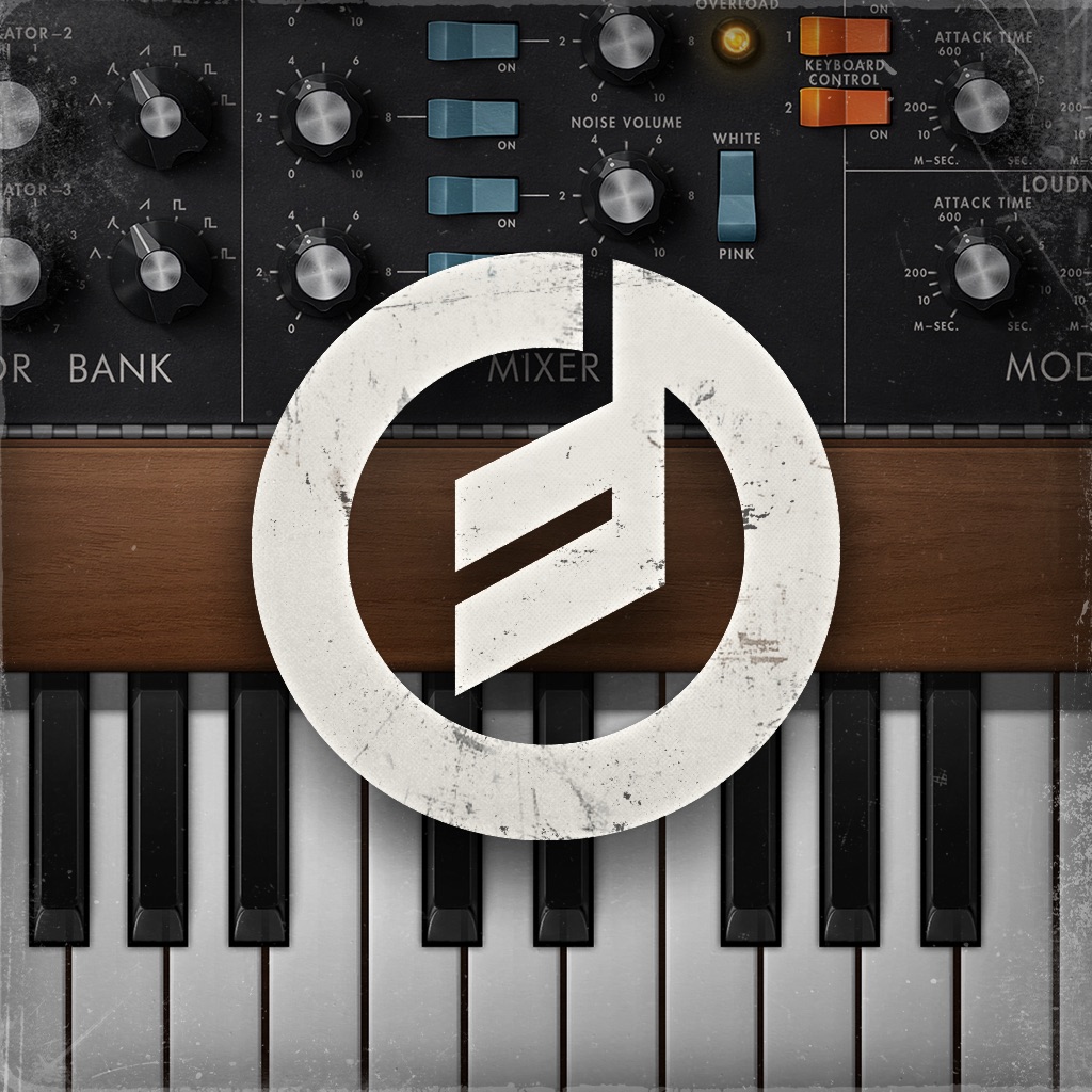 Minimoog Model D Synthesizer app icon captured 2026-08-11