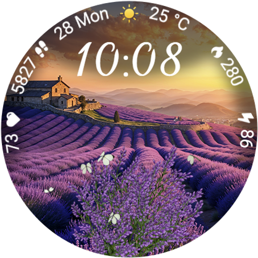 Lavender and Butterflies Google Play icon captured 2026-08-16