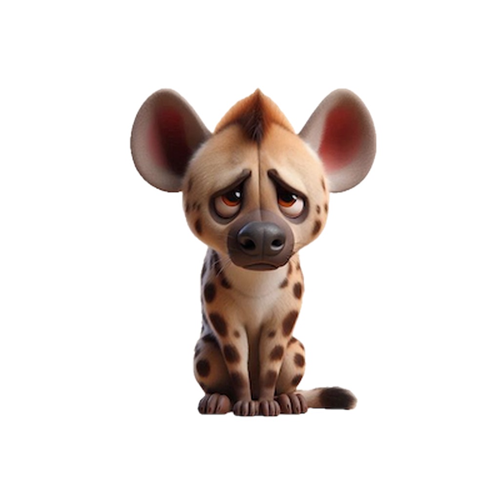 Sad Hyena Stickers app icon captured 2026-08-11