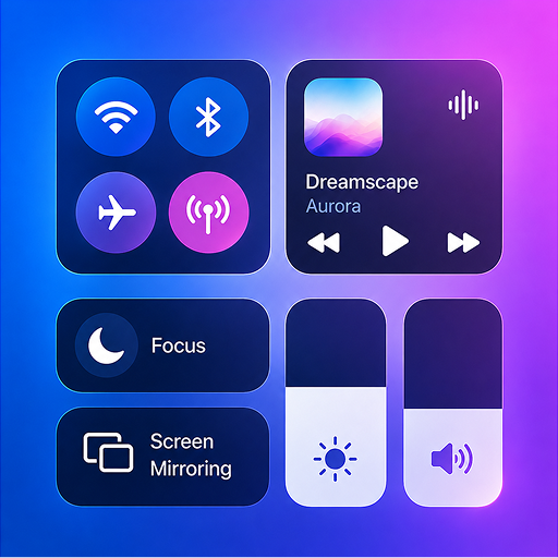 iControl Widgets: Themed Panel Google Play icon captured 2026-08-12