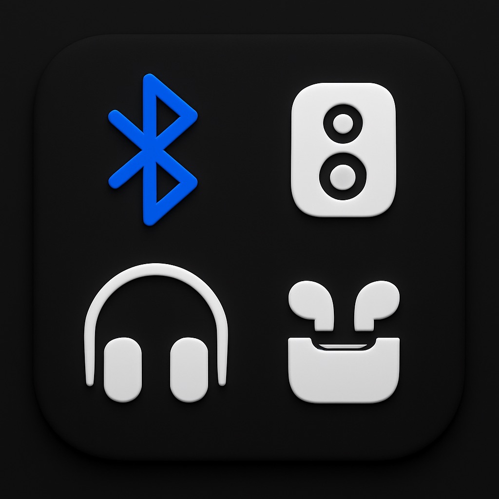 Connect headphones and speaker app icon
