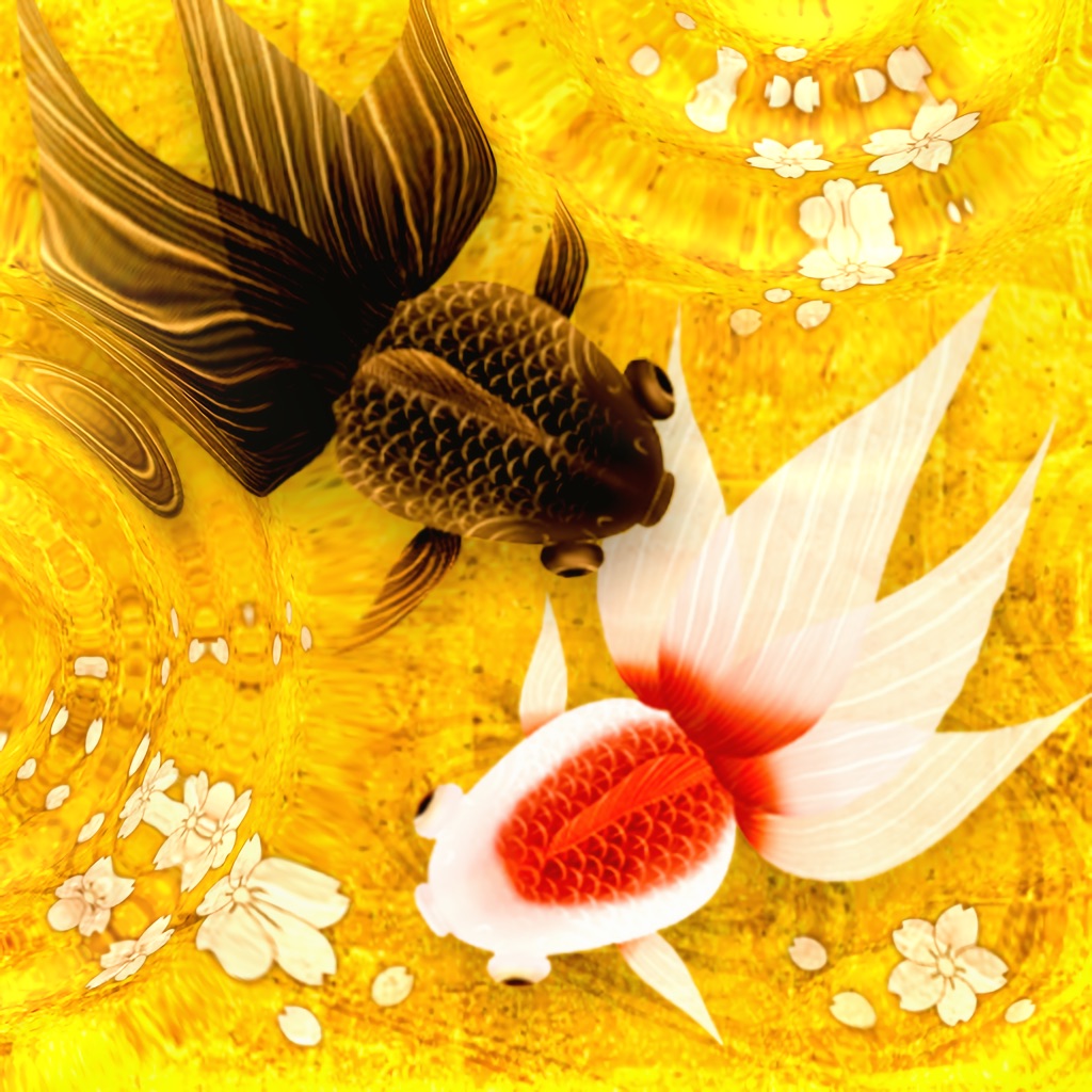 Wa Kingyo - Goldfish Pond app icon captured 2026-08-12