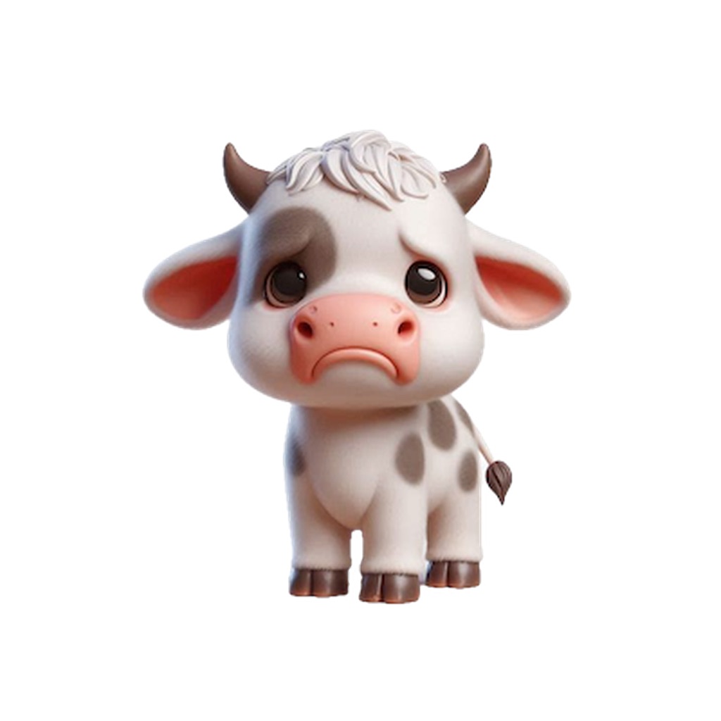Sad Calf Stickers app icon captured 2026-08-11