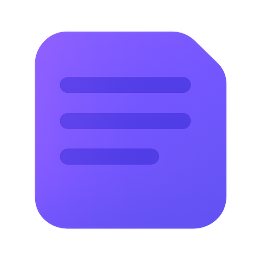 Notes — simple notes app. app icon captured 2026-08-18