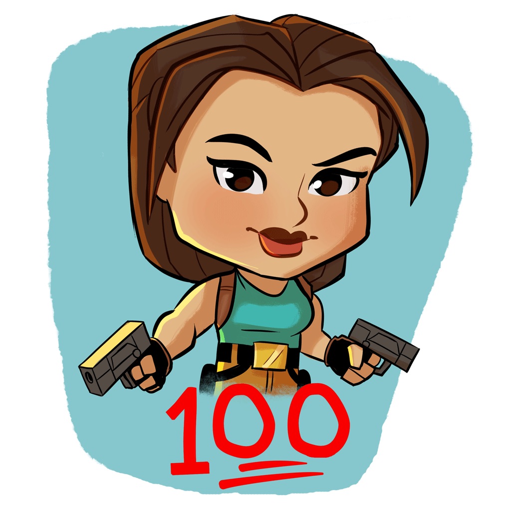 Tomb Raider 25 Sticker Pack app icon