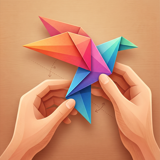 Simple Origami: Paper Folding app icon captured 2026-08-18