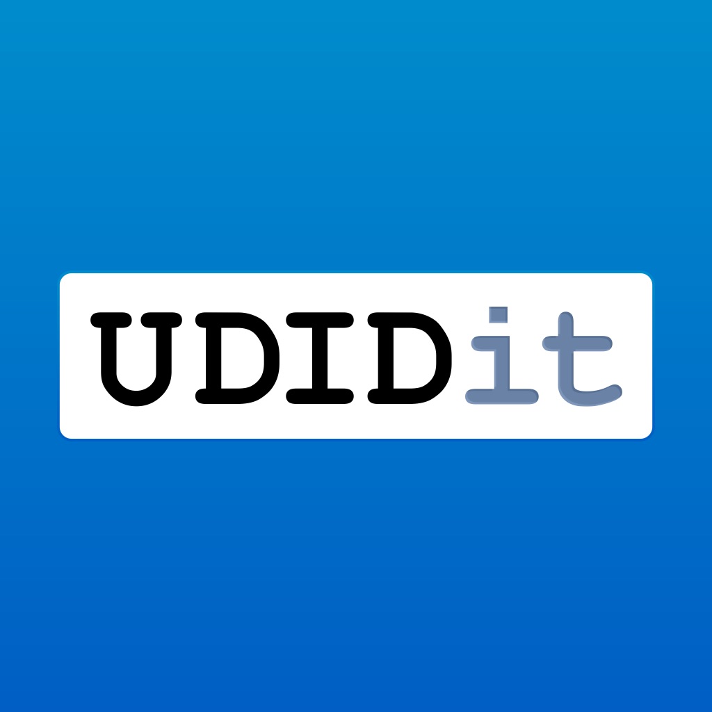 UDIDit app icon captured 2026-08-11