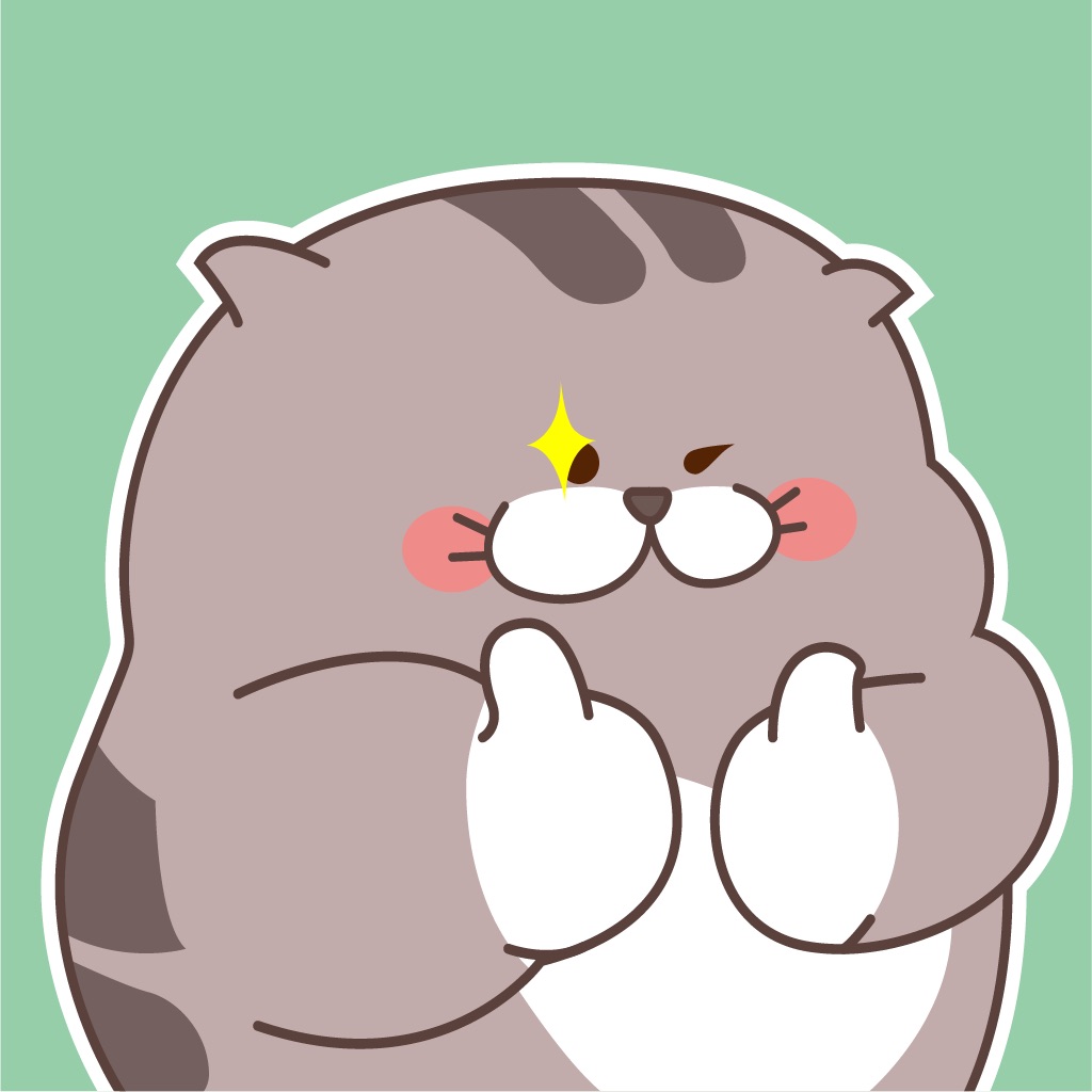 Chubby Cat Animated Stickers app icon captured 2026-08-14