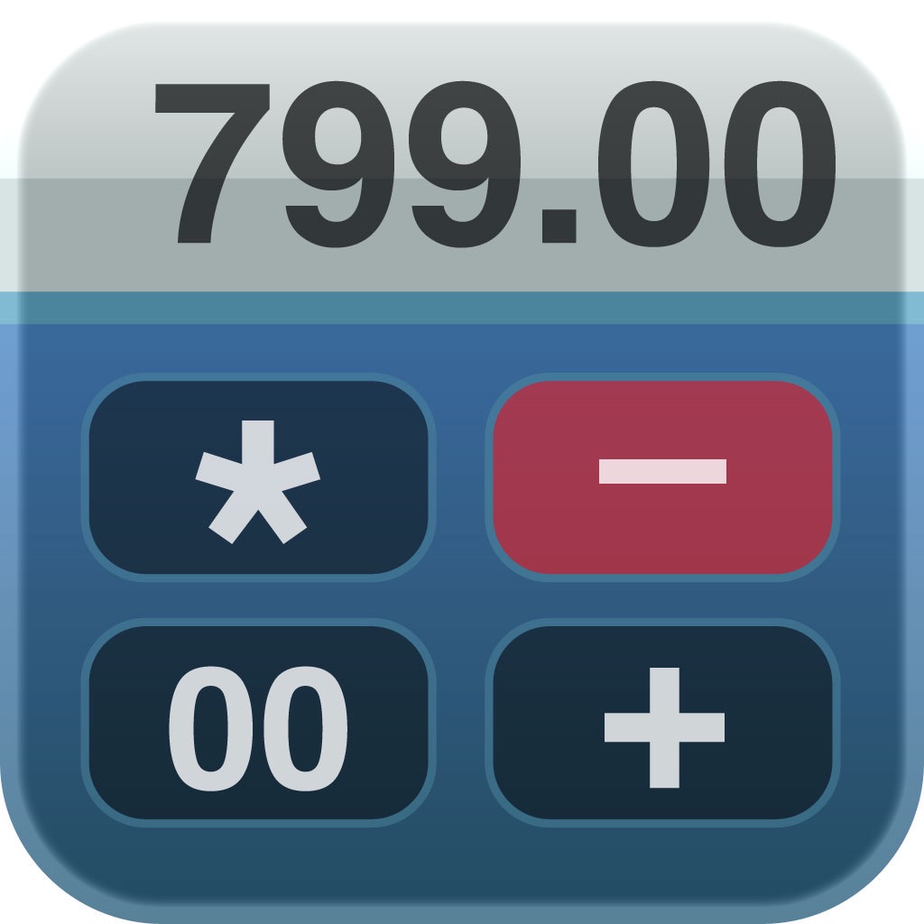 Adding Machine 10Key for iPad app icon captured 2026-08-12