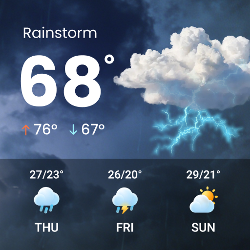 Weather Forecast & Radar Google Play icon captured 2026-08-12