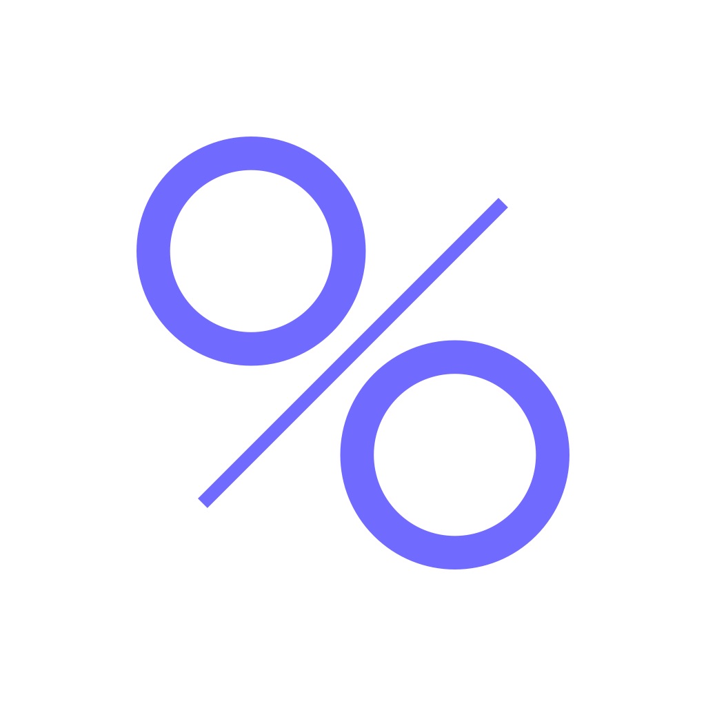 i know percent app icon
