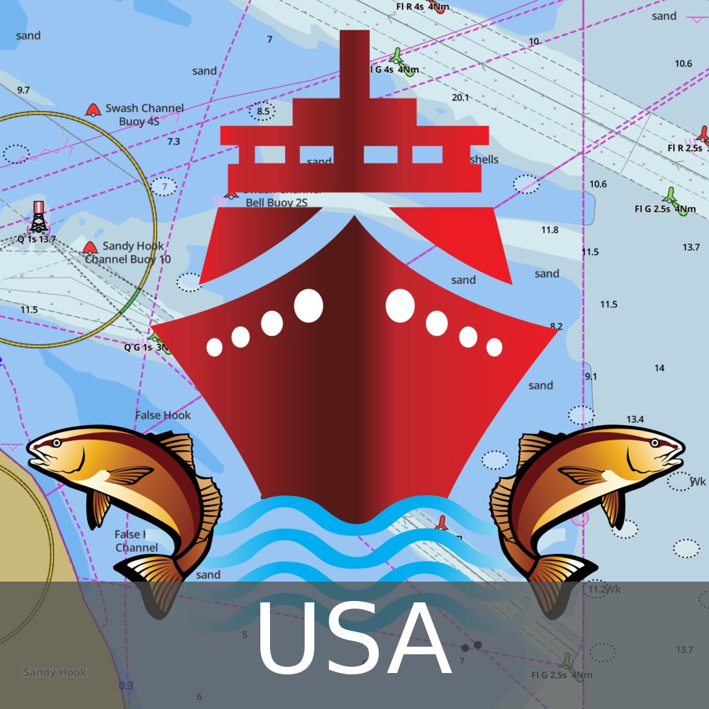 Marine Navigation-USA Lake Map app icon captured 2026-08-15