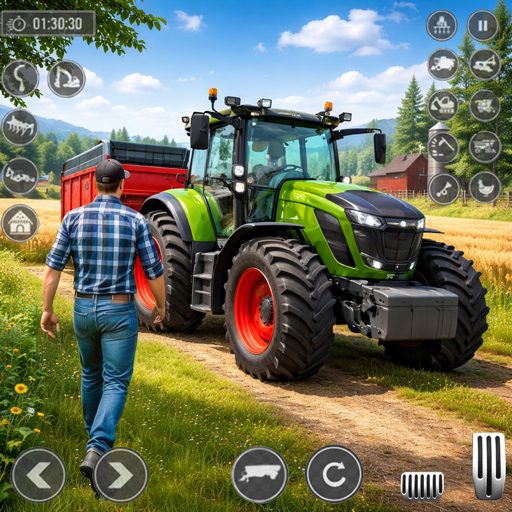 Real Farm Tractor Simulator 3D Google Play icon captured 2026-08-16