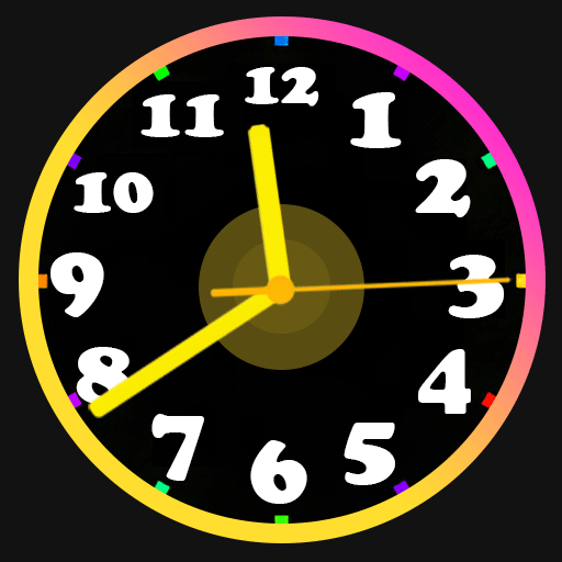 Neon Clock Wallpaper Google Play icon captured 2026-08-13