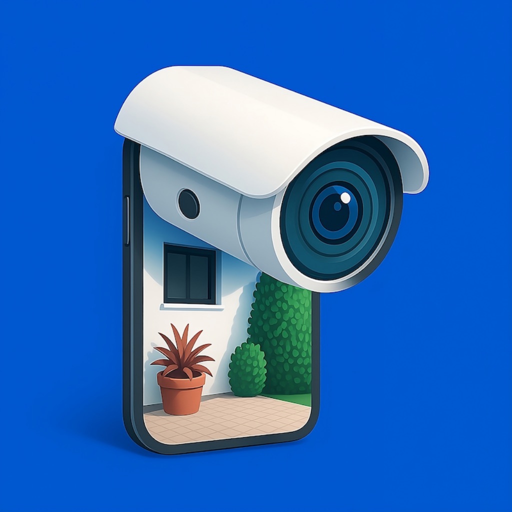 Câmera de Segurança IP: Visory app icon captured 2026-08-14