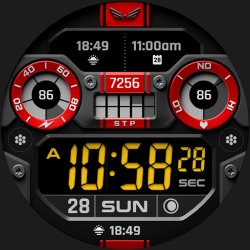 BLZ NERON - Digital Watch Face Google Play icon captured 2026-08-17