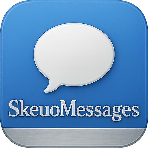 SkeuoMessages: Retro SMS App Google Play icon captured 2026-08-11