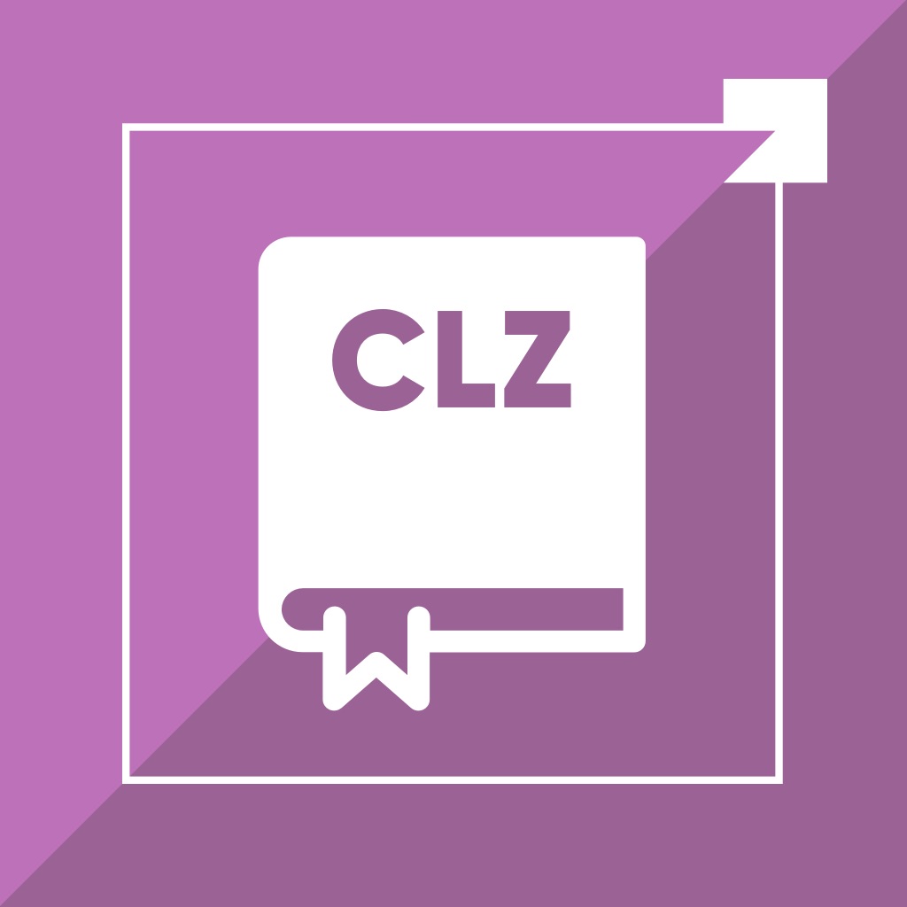 CLZ Books - library organizer app icon captured 2026-08-14