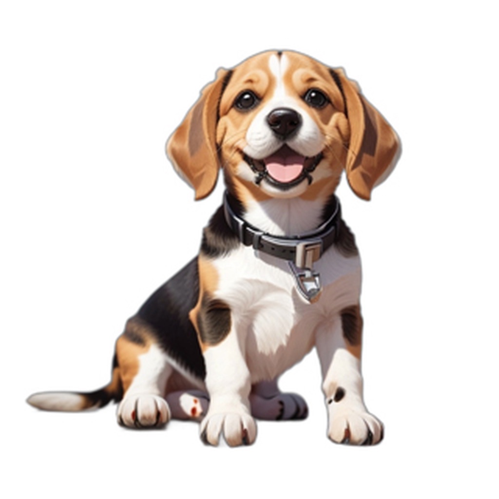 Beagle Cute Stickers app icon captured 2026-08-14