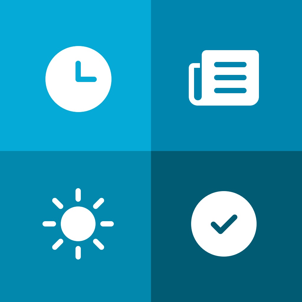Morning — Weather, To-Do, News app icon captured 2026-08-12