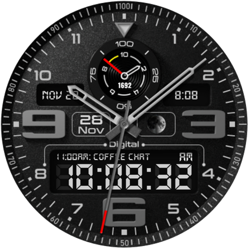 PT28 Hybrid Watch Face Google Play icon captured 2026-08-13