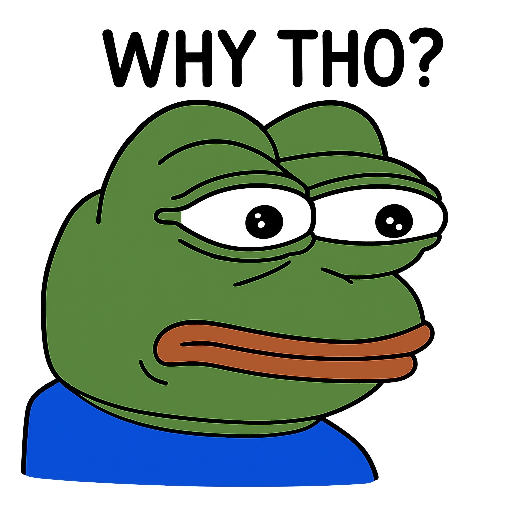 Pepe Meme Stickers app icon captured 2026-08-12