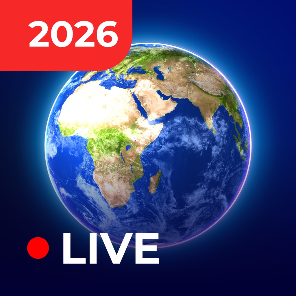 Globe Earth 3D - Live Map app icon