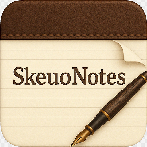 SkeuoNotes: Retro Notepad Google Play icon captured 2026-08-16
