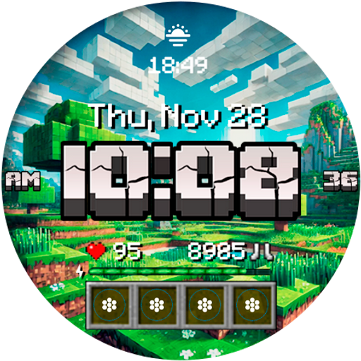 Blocks World game watch face Google Play icon captured 2026-08-14