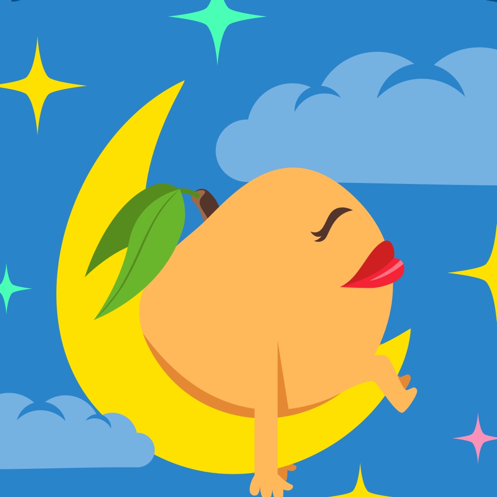A Peach Life: Emoji inspired stickers by EmojiOne app icon captured 2026-08-12