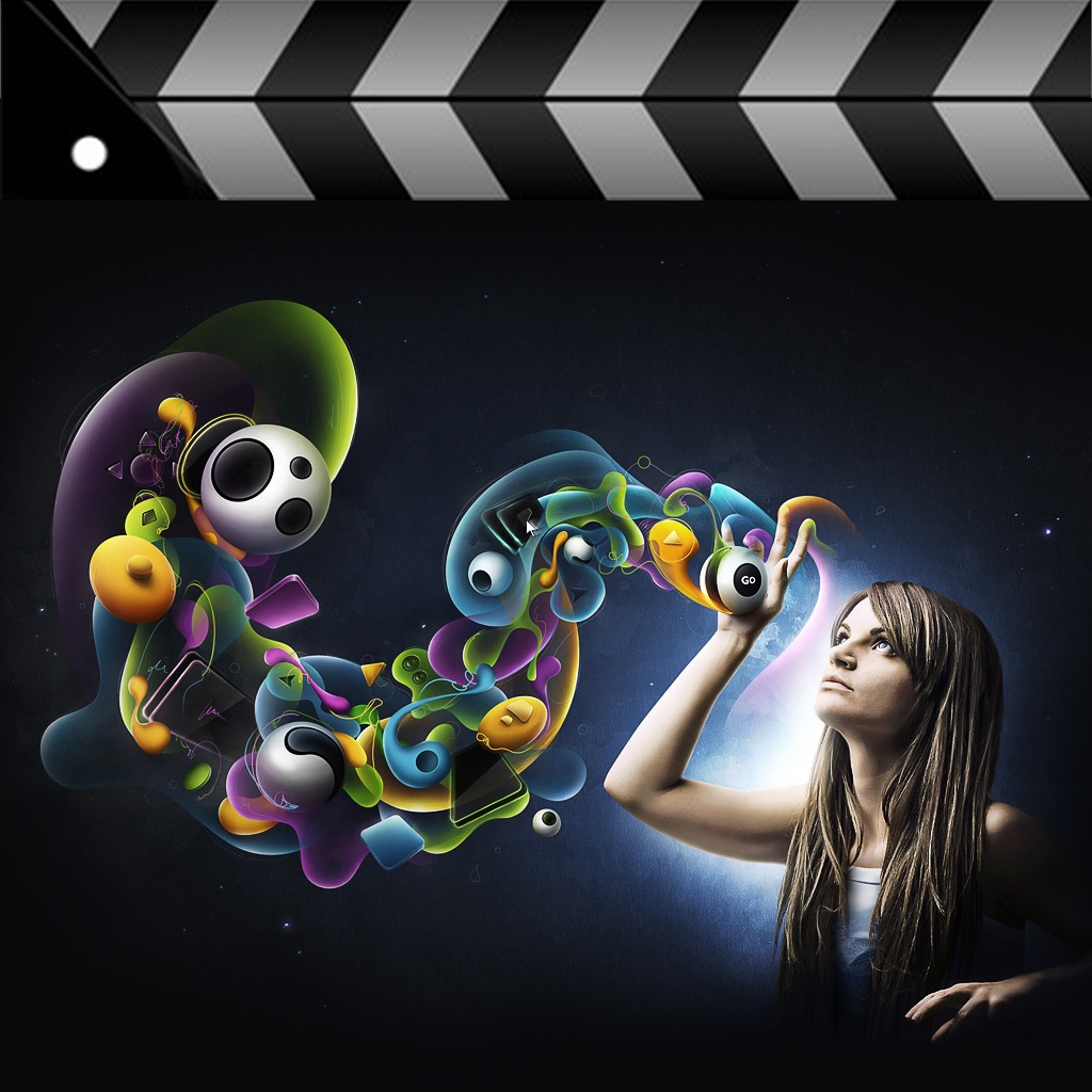 Azul - Video player for iPad app icon