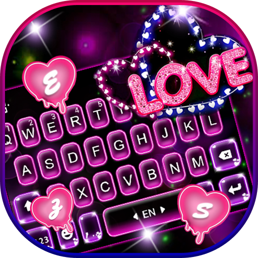 Neon Love Theme Google Play icon