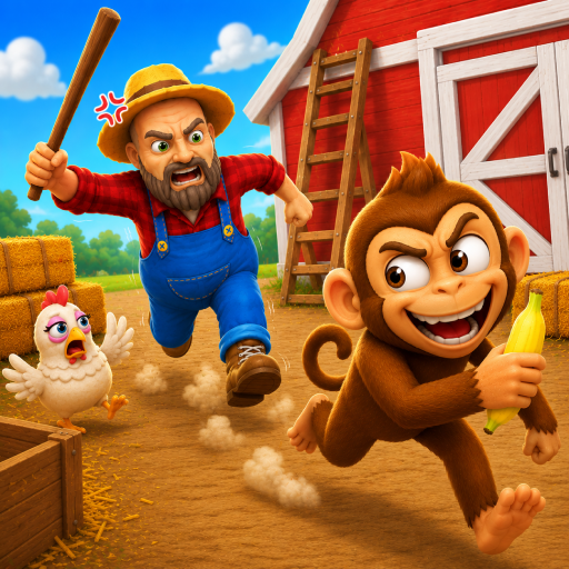 Cheeky Monkey: Farm Pranks app icon captured 2026-08-18