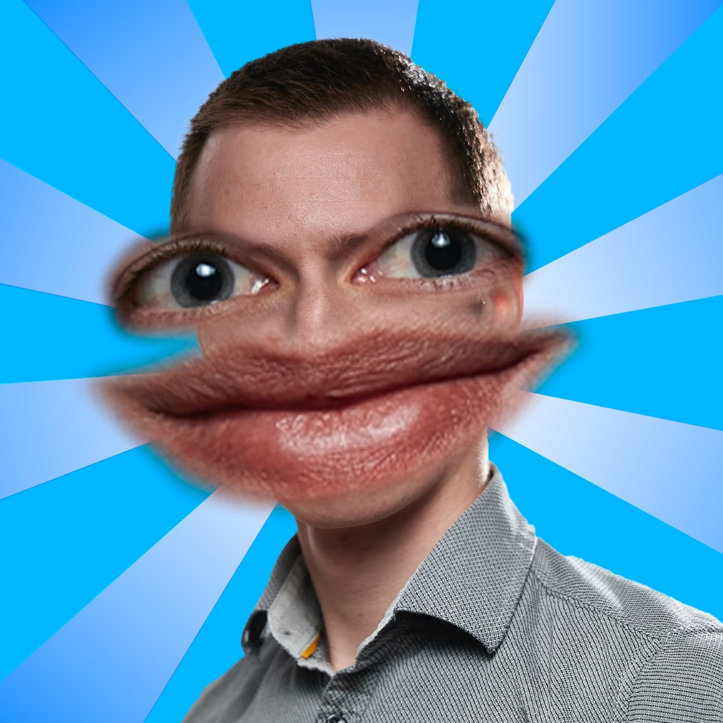 Funveo: Funny Face Swap Filter app icon captured 2026-08-13
