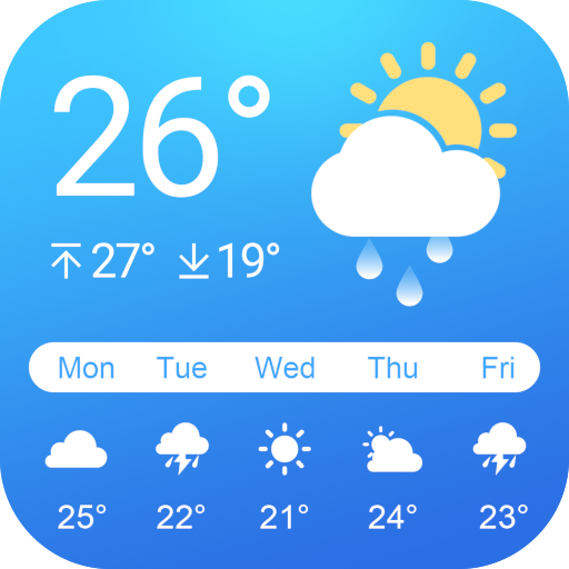 Clima Hoje & Previsão do tempo Google Play icon captured 2026-08-15
