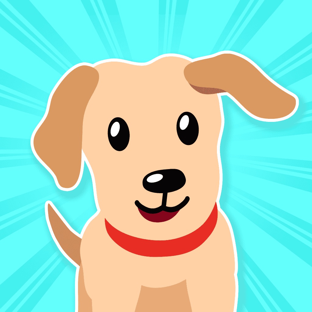 Funny Dogs: Animated Stickers app icon captured 2026-08-14