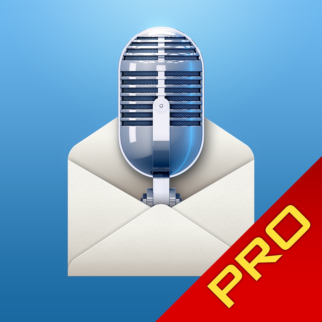 Say it & Mail it Pro Recorder app icon captured 2026-08-12