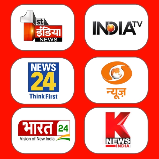 Hindi News Live TV Google Play icon captured 2026-08-14