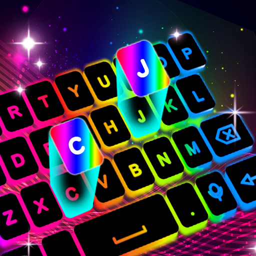 Neon LED Keyboard: RGB & Emoji Google Play icon captured 2026-08-14