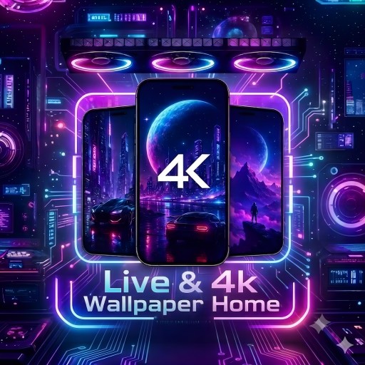 Live & 4k Wallpaper Home Google Play icon captured 2026-08-13