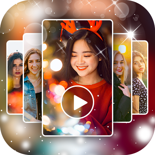 Photo video maker with music Google Play icon captured 2026-08-12