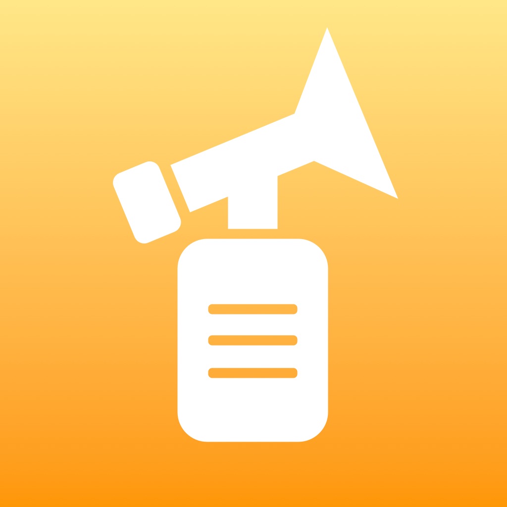 Pump Log® - Track Breast Milk app icon captured 2026-08-14