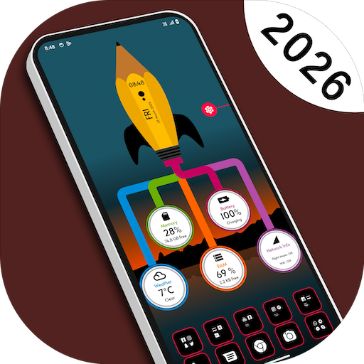 Infographic Launcher - HideApp Google Play icon captured 2026-08-16